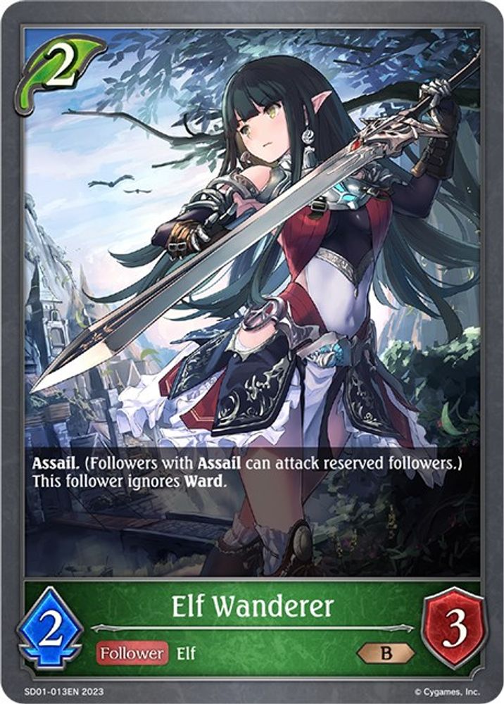 Elf Wanderer, Standard, front