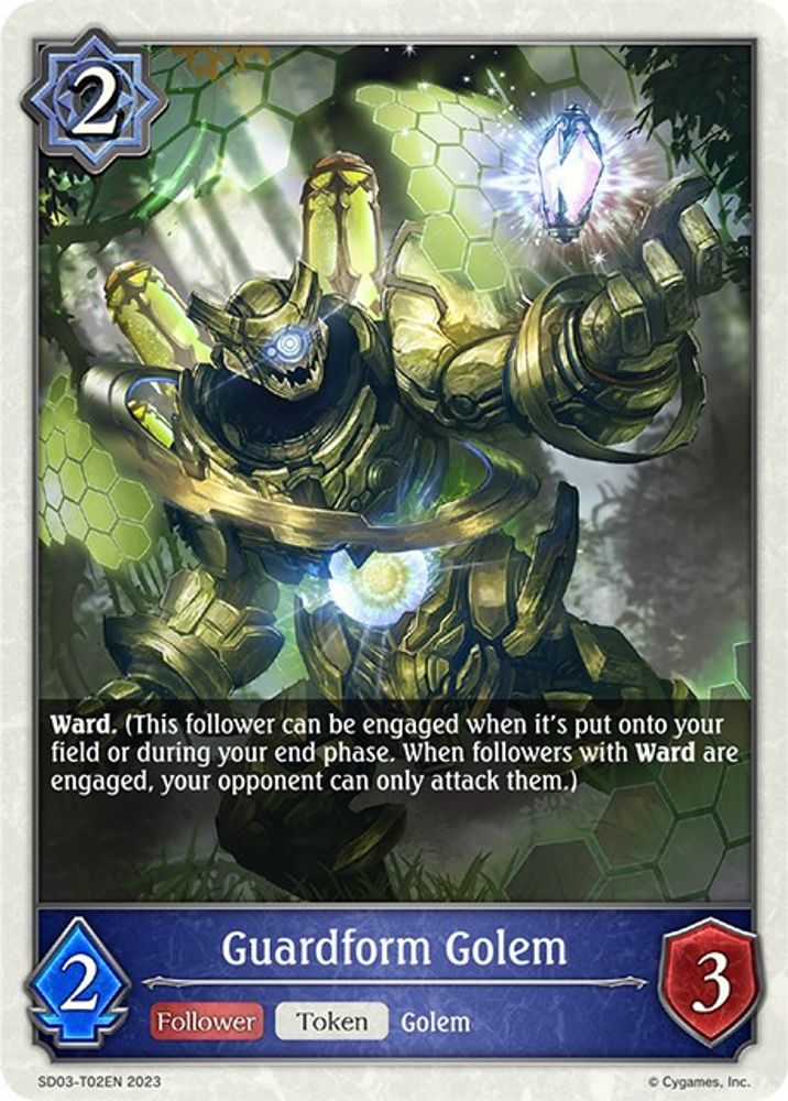 Guardform Golem, Standard, front