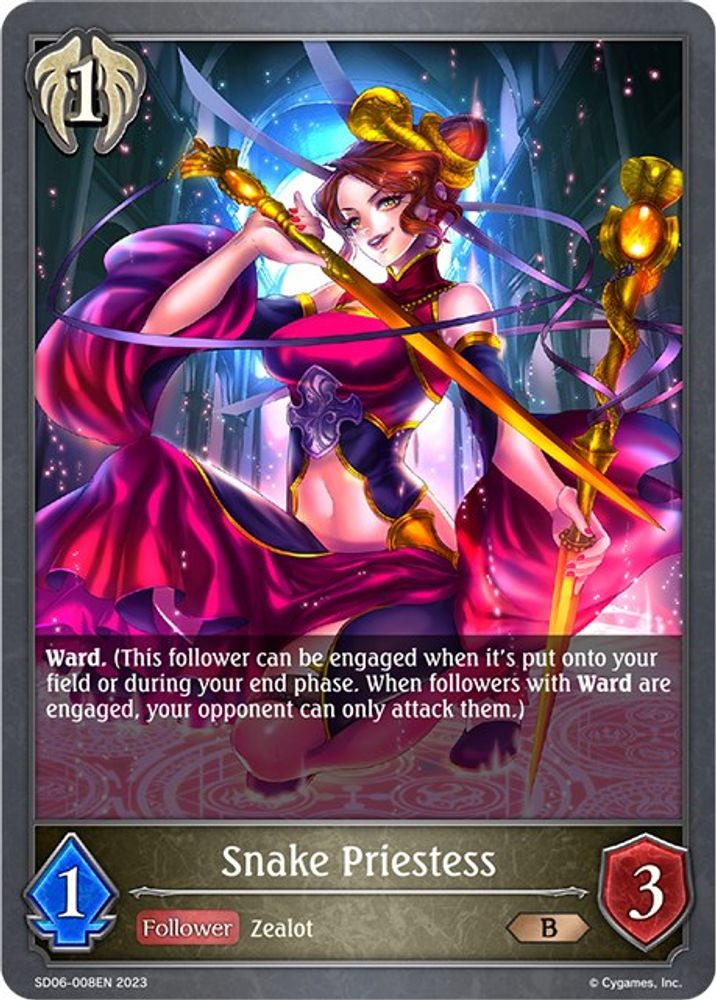 Snake Priestess, Standard, front