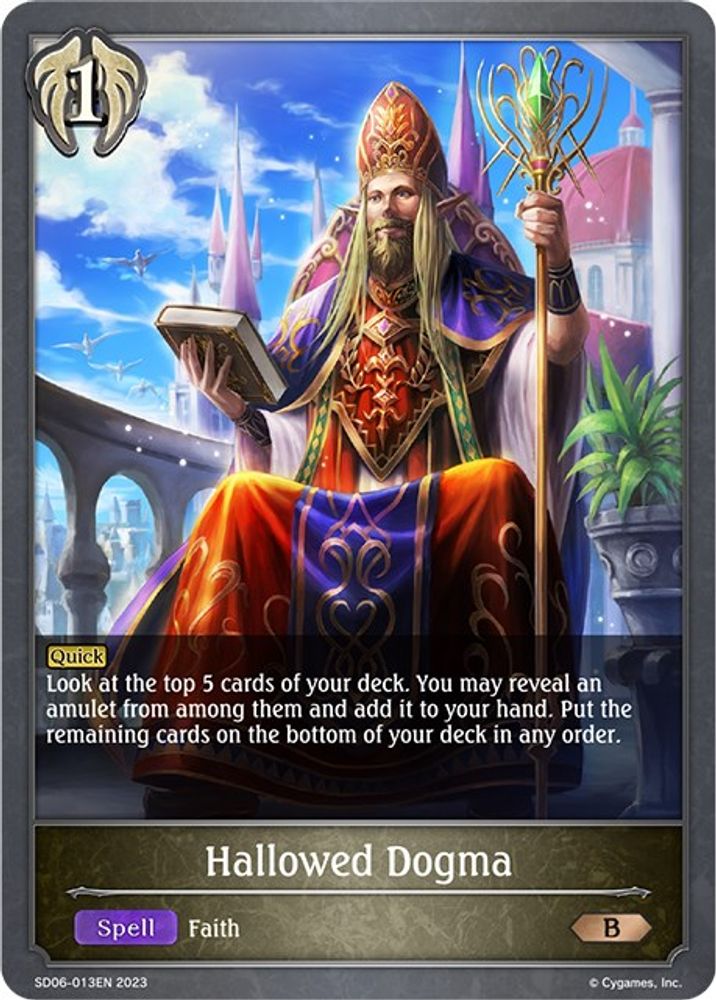 Hallowed Dogma, Standard, front
