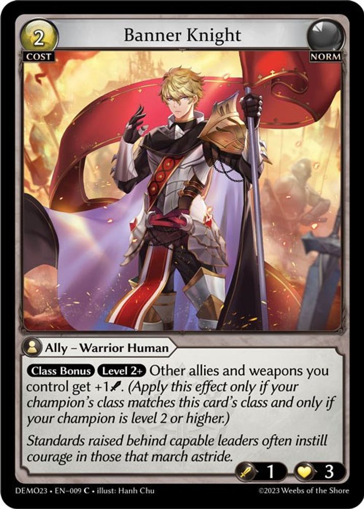 Banner Knight, Standard, front
