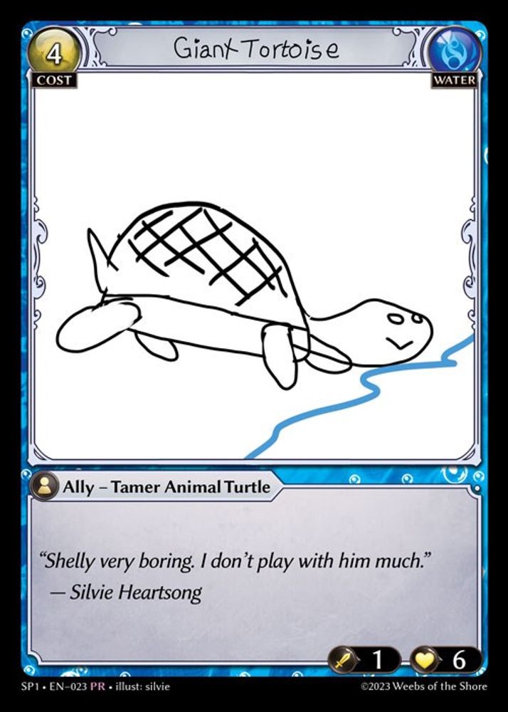 Giant Tortoise, Standard, front