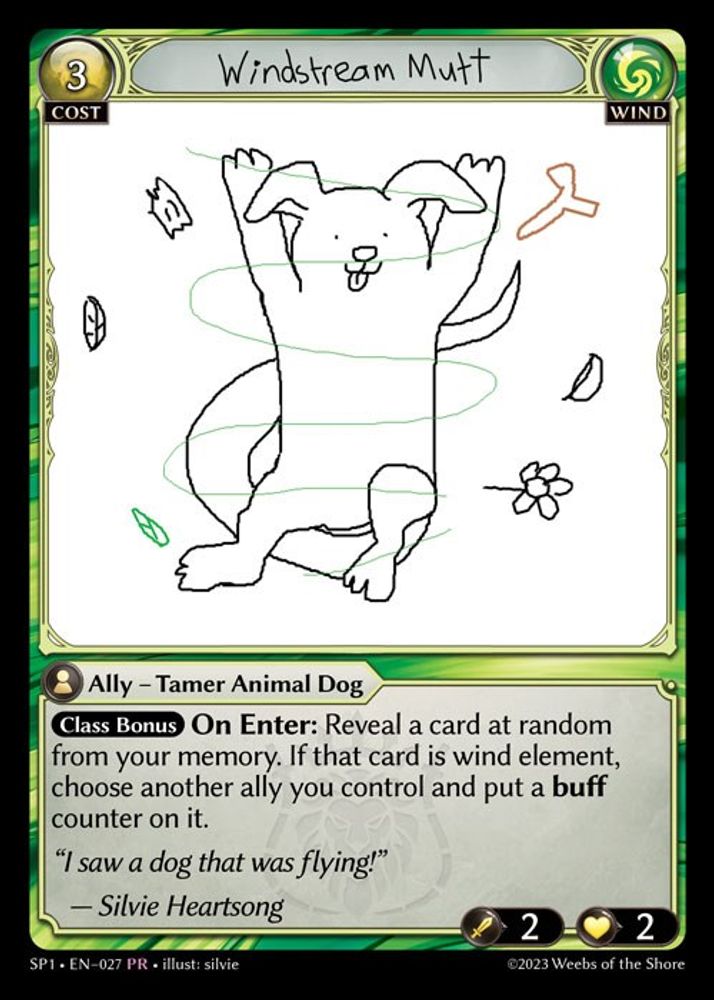 Windstream Mutt, Standard, front