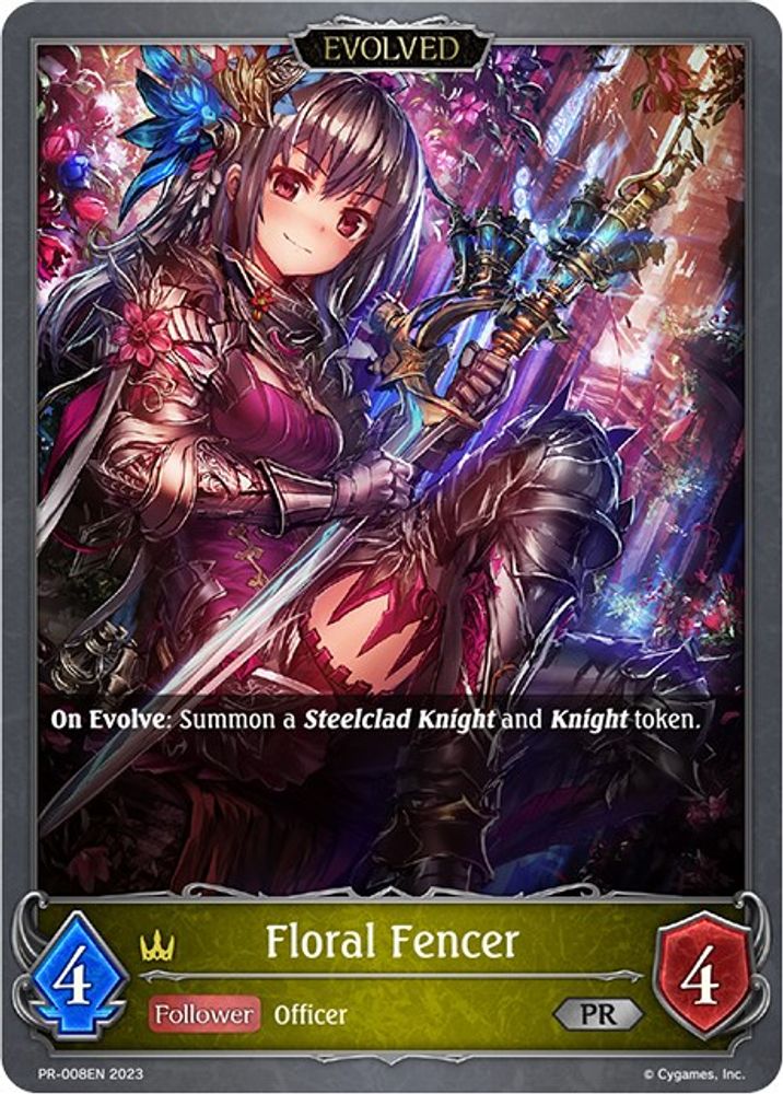 Floral Fencer (Evolved), Standard, front