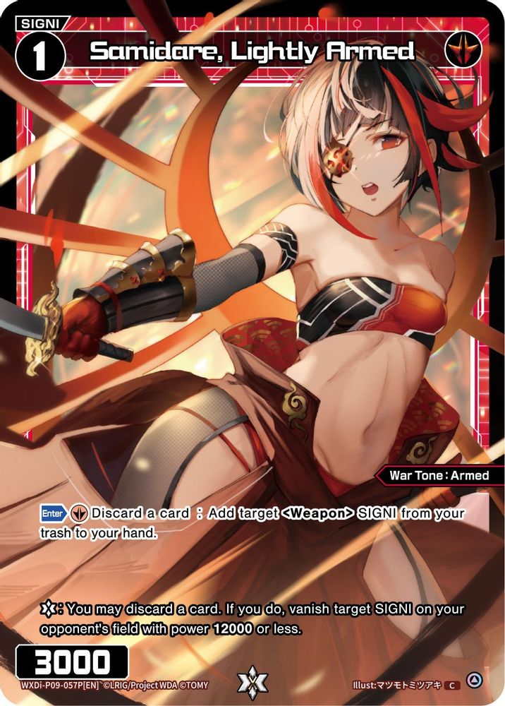 Samidare, Lightly Armed (Parallel Foil), Standard, front