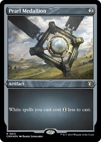 Pearl Medallion (Foil Etched), Commander Masters