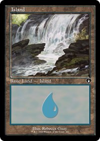 Island (441) (Retro Frame), Commander Masters
