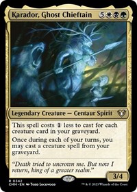 Karador, Ghost Chieftain, Commander Masters