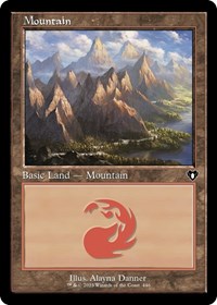 Mountain (446) (Retro Frame), Commander Masters