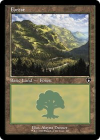 Forest (449) (Retro Frame), Commander Masters