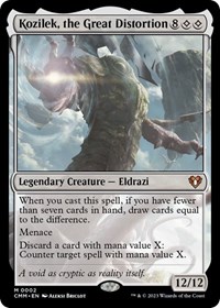 Kozilek, the Great Distortion, Commander Masters