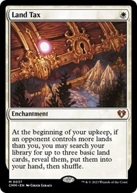 Land Tax, Commander Masters