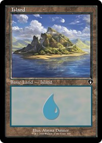 Island (440) (Retro Frame), Commander Masters