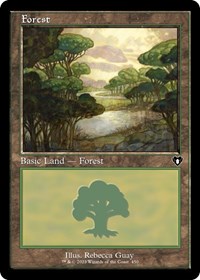 Forest (450) (Retro Frame), Commander Masters