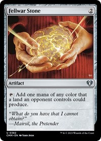 Fellwar Stone, Commander Masters