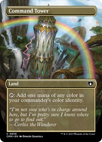 Command Tower (Borderless), Commander Masters