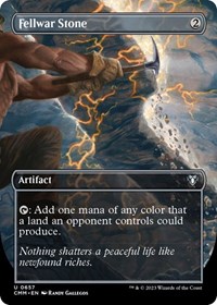 Fellwar Stone (Borderless), Commander Masters