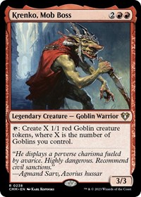 Krenko, Mob Boss, Commander Masters