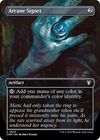 Arcane Signet (Borderless), Commander Masters