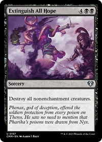 Extinguish All Hope, Commander Masters