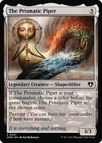 The Prismatic Piper, Commander Masters