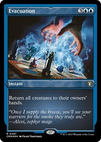 Evacuation (Foil Etched), Commander Masters
