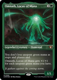 Omnath, Locus of Mana (Foil Etched), Commander Masters