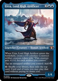 Urza, Lord High Artificer (Foil Etched), Commander Masters