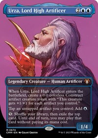 Urza, Lord High Artificer (Borderless), Commander Masters