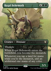 Regal Behemoth (Borderless), Commander Masters