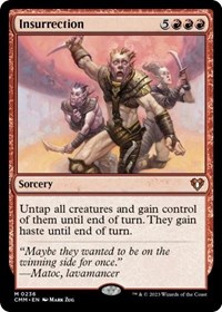 Insurrection, Commander Masters
