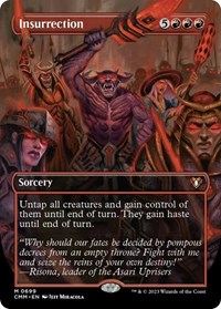 Insurrection (Borderless), Commander Masters