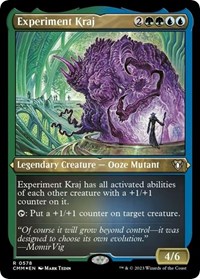 Experiment Kraj (Foil Etched), Commander Masters