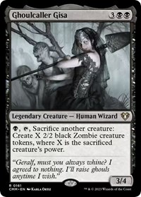 Ghoulcaller Gisa, Commander Masters
