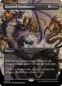 Kindred Dominance (Borderless), Commander Masters
