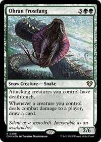 Ohran Frostfang, Commander Masters