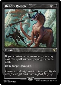 Deadly Rollick (Foil Etched), Commander Masters
