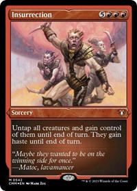Insurrection (Foil Etched), Commander Masters