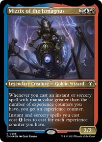 Mizzix of the Izmagnus (Foil Etched), Commander Masters