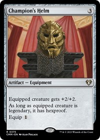 Champion's Helm, Commander Masters