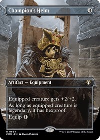 Champion's Helm (Borderless), Commander Masters