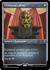 Champion's Helm (Foil Etched), Commander Masters