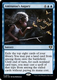 Aminatou's Augury, Commander Masters