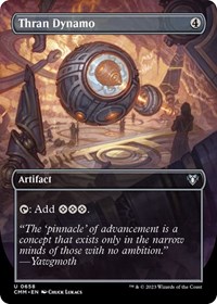 Thran Dynamo (Borderless), Commander Masters