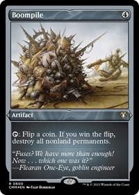 Boompile (Foil Etched), Commander Masters