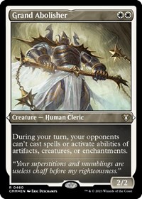 Grand Abolisher (Foil Etched), Commander Masters