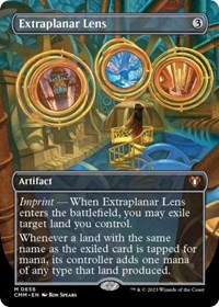 Extraplanar Lens (Borderless), Commander Masters
