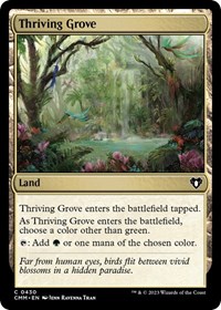 Thriving Grove, Commander Masters