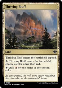Thriving Bluff, Commander Masters