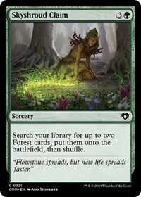 Skyshroud Claim, Commander Masters